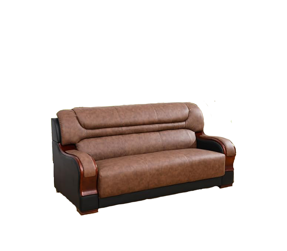 A lifelike 3D model of a Brown Sofa...